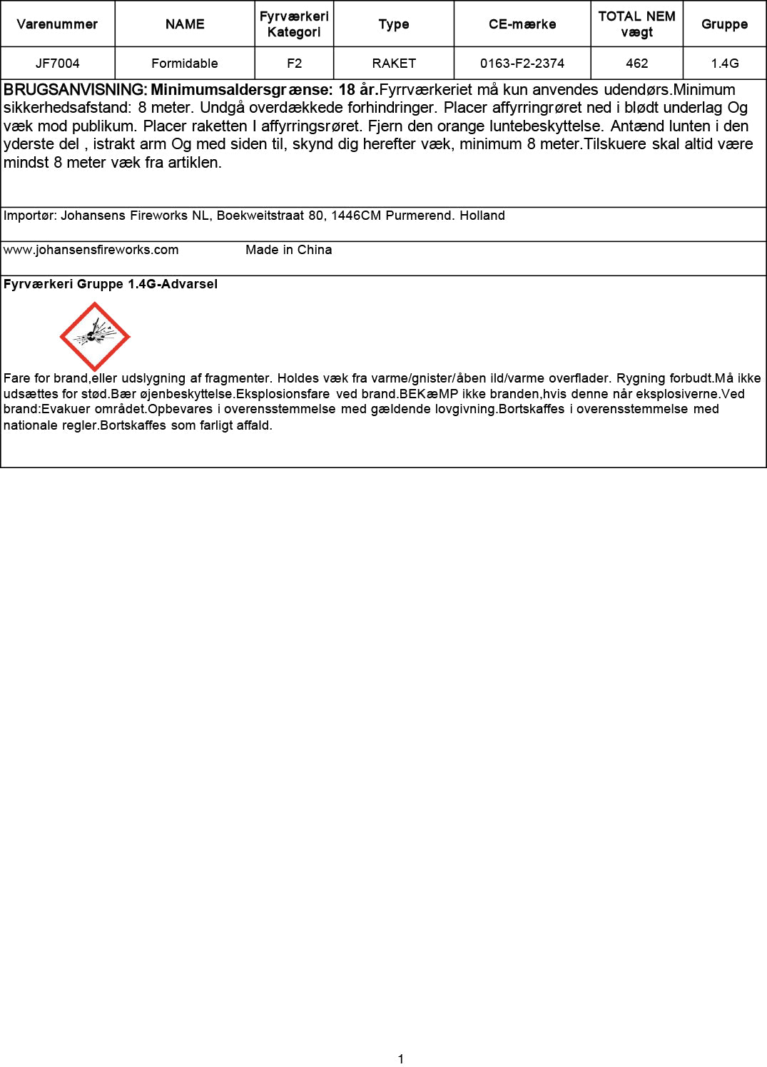 Formidable - krudtbuddies