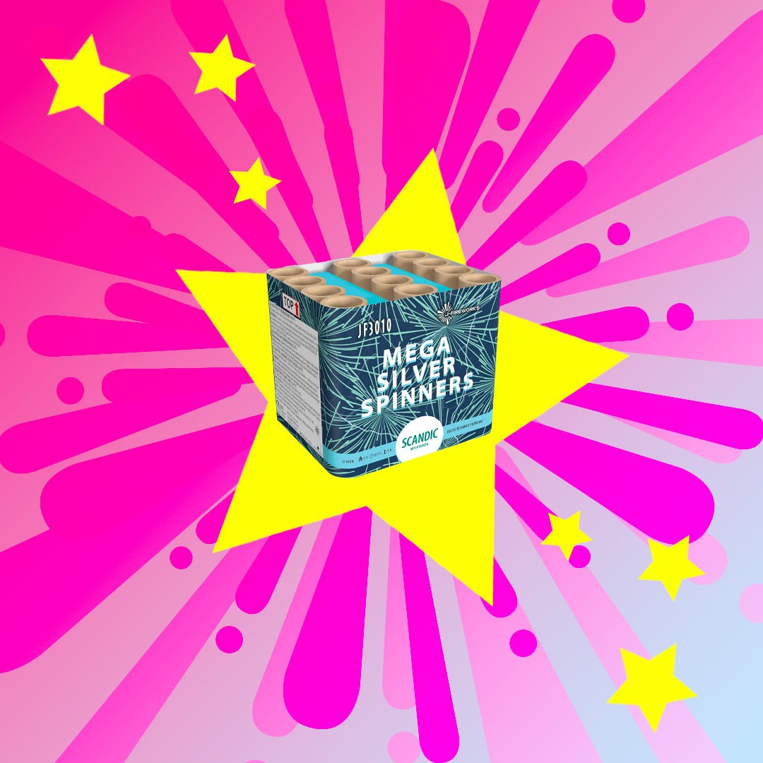 Mega silver spinner - krudtbuddies