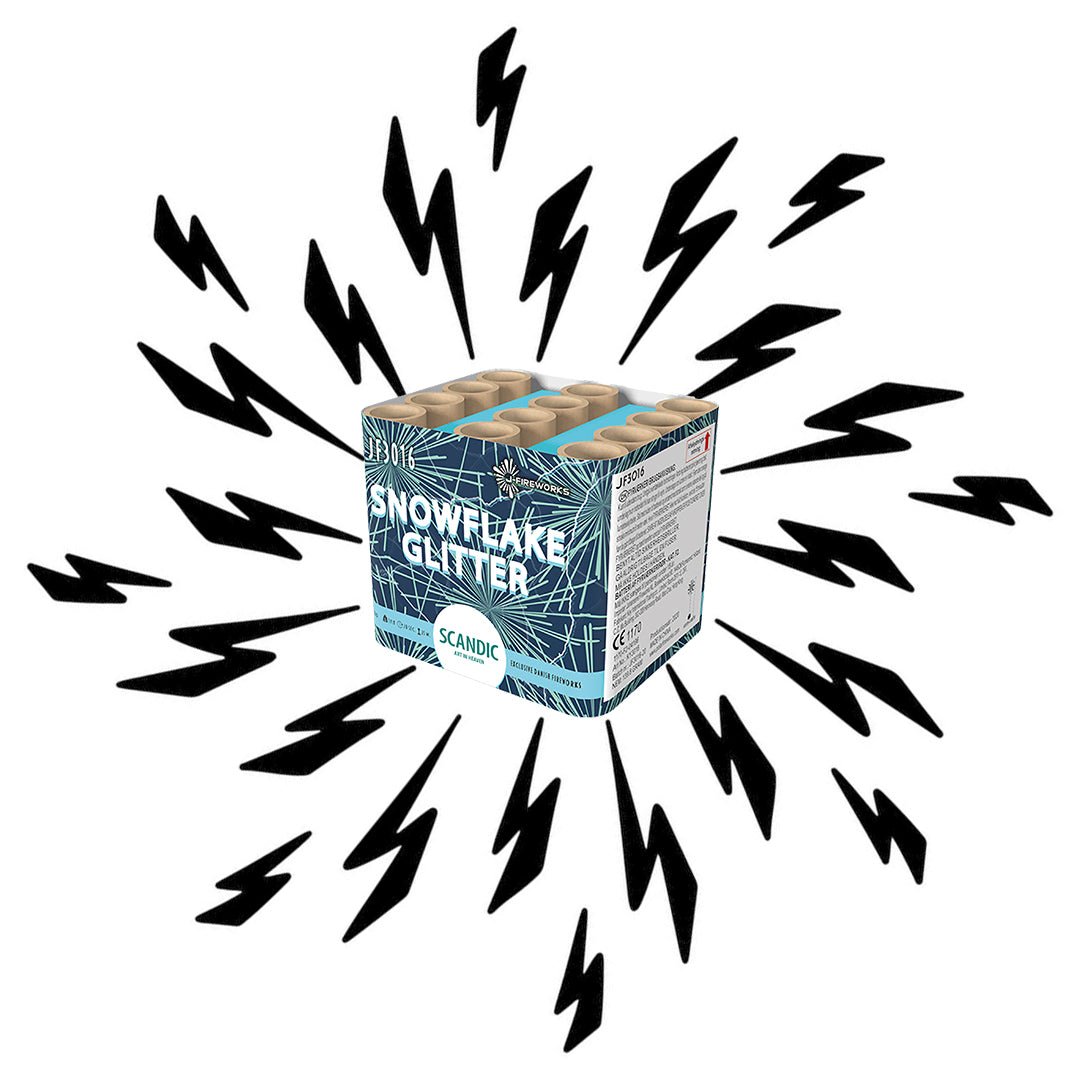 Snowflake glitter - krudtbuddies