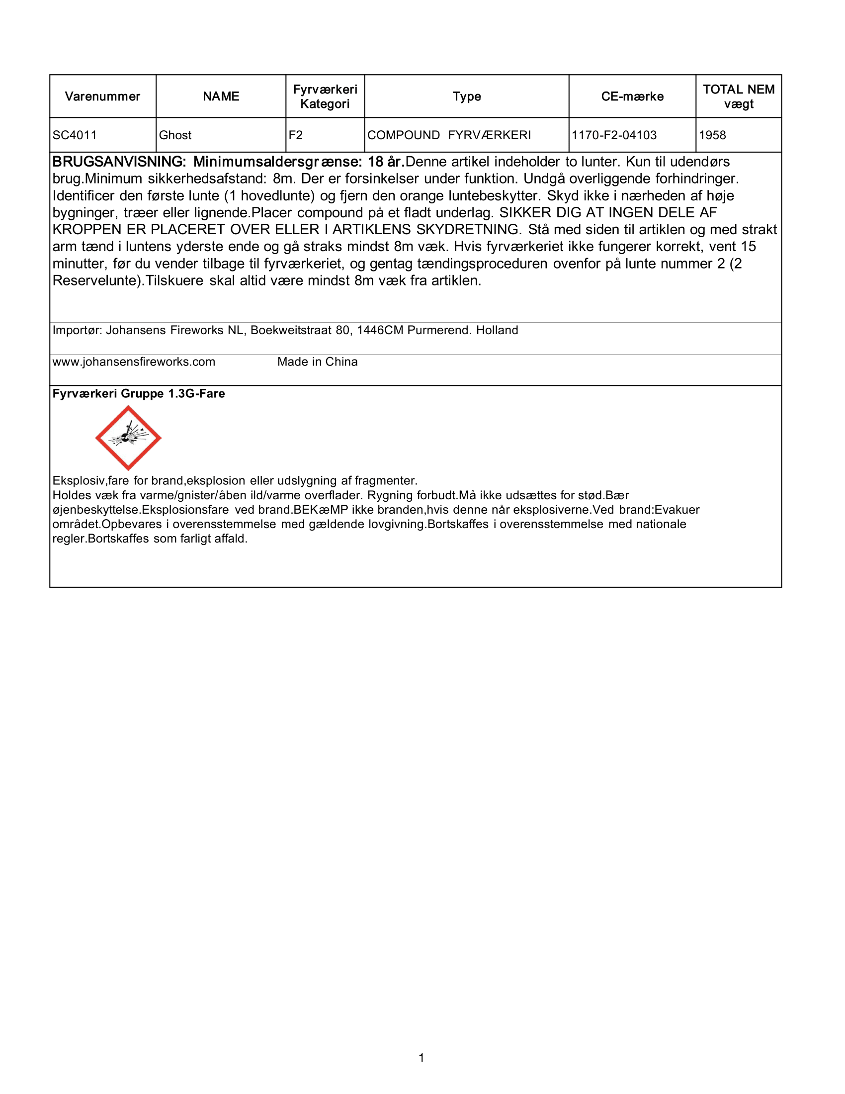 Ghost - krudtbuddies